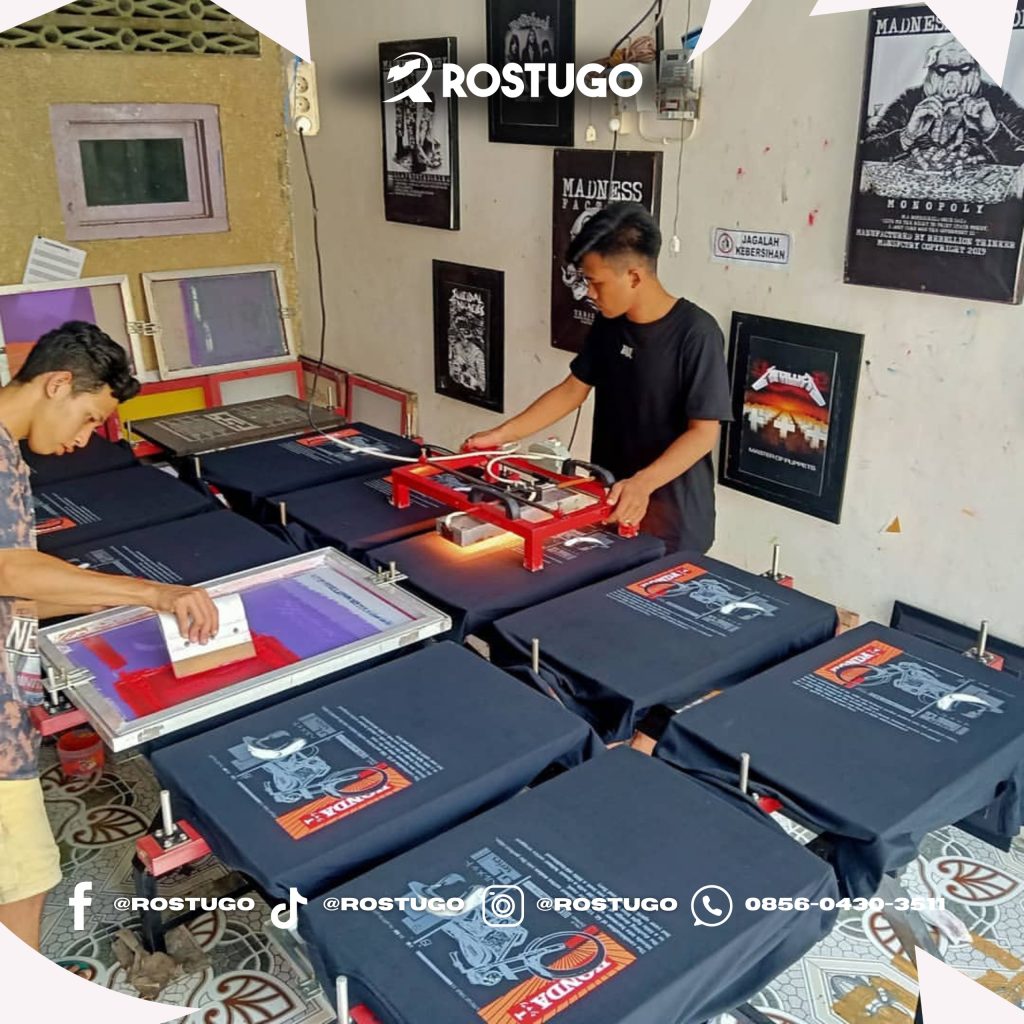 Jasa Sablon Kaos Satuan di Gresik
