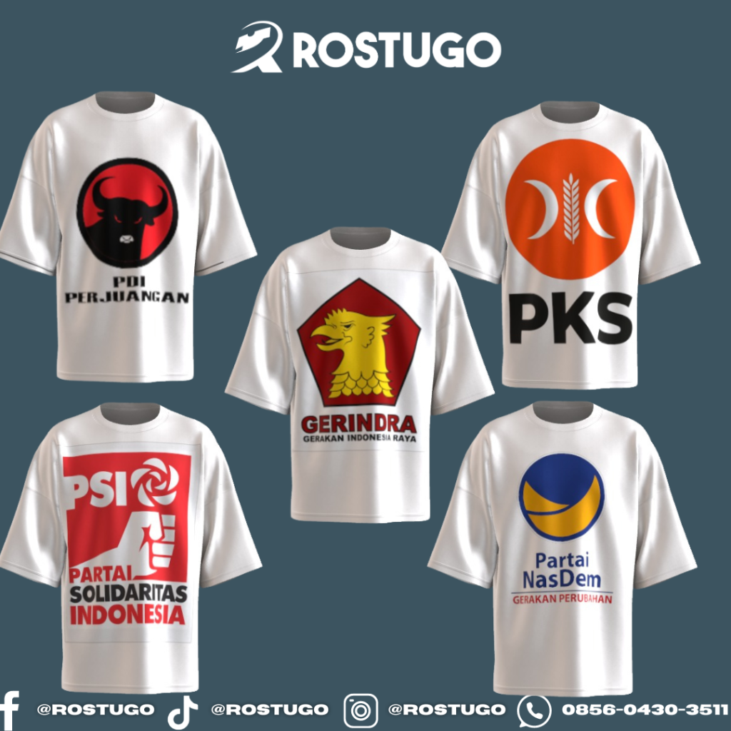 Jasa Pembuatan kaos Partai
