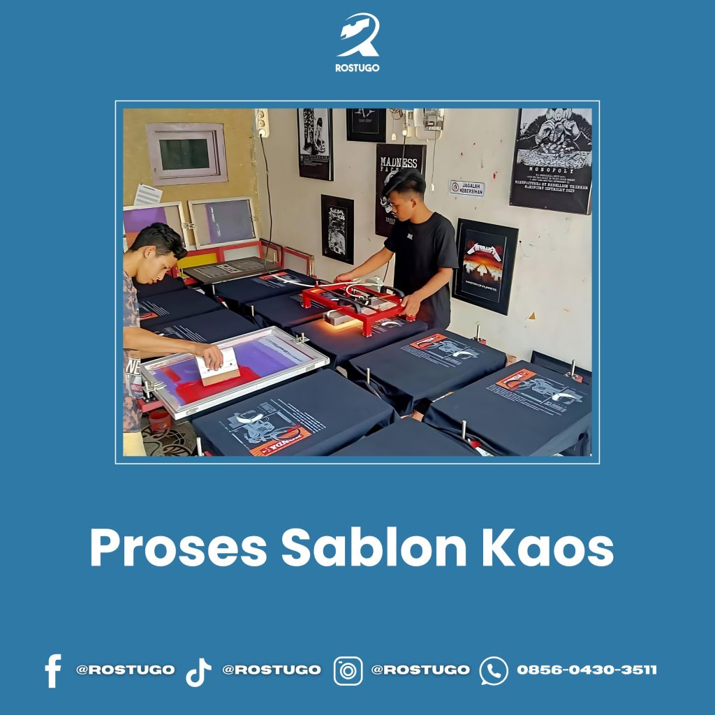 Jasa Sablon Kaos Custom